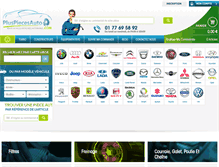 Tablet Screenshot of pluspiecesauto.com